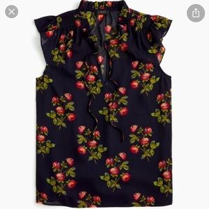 J.Crew Point Sur Floral Sleeveless Top